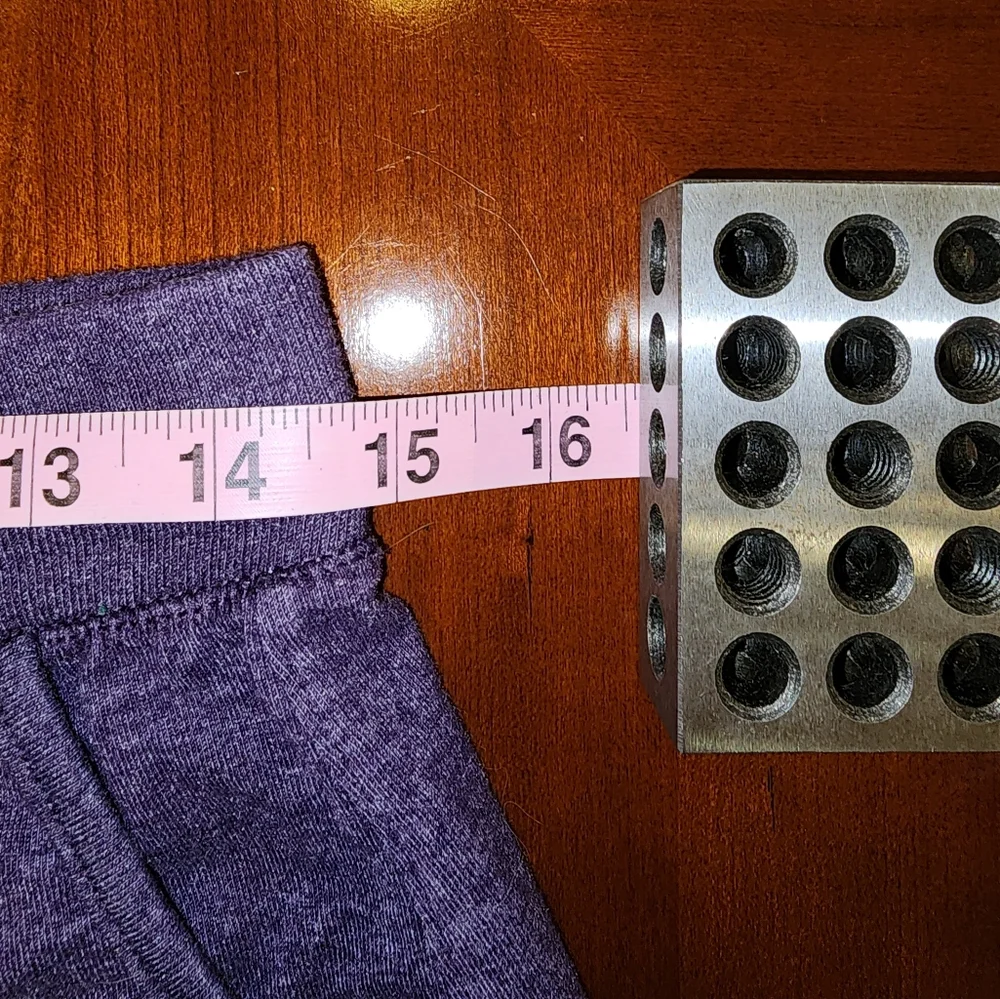 runDisney Champion capri sweat pants, M, Tinker Bell, "Powered by Pixie Dist" - Picture 3 of 5